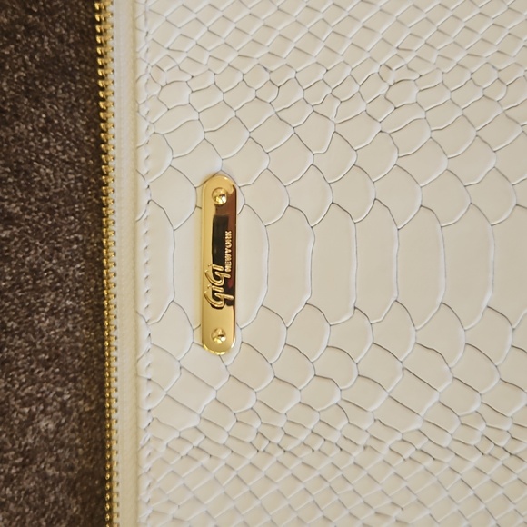 Gigi NYC Elegant White Clutch Bag